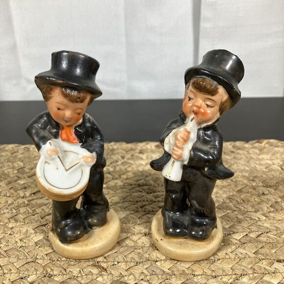 1940’s to 1950’s Vintage Ceramic Musicians Made in Japan - Picture 1 of 5